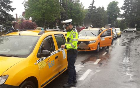 Taximetri Tii Sibieni N Vizorul Agen Ilor De La Circula Ie Au Fost