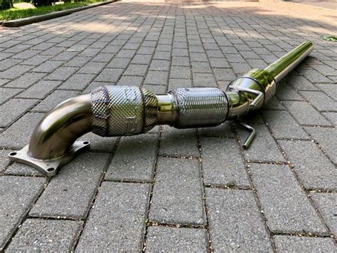 Edel Abgassysteme Edelstahl Downpipe Mit Hjs Kat Seat Leon P