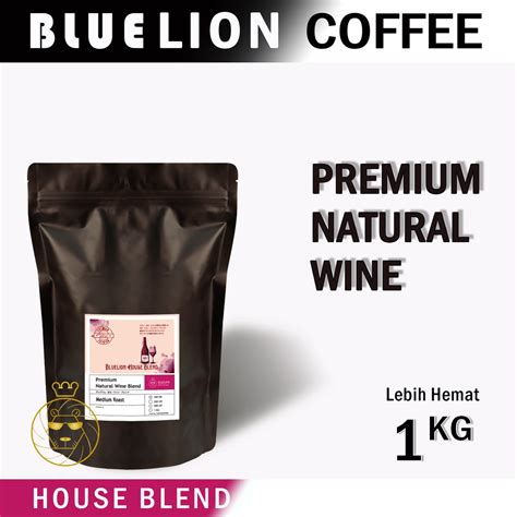 Jual House Blend Premium Natural Wine Blend Kg Medium Roast Biji Kopi