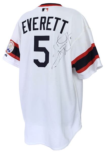 Lot Detail 2003 Carl Everett Chicago White Sox Signed Game Worn 1983