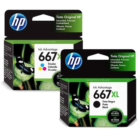 Kit Cartucho Hp Xl Deskjet Preto E Color Extra