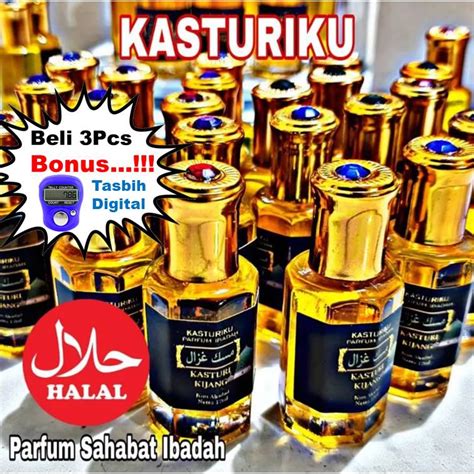 Jual Parfum Kasturi Kijang Sholat Parfum Arab Minyak Wangi Asli Non