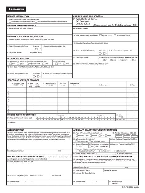 Illinois Delta Claim Form Fill Online Printable Fillable Blank