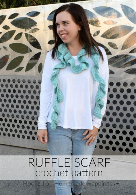 Ruffled Spiral Scarf Pattern Youtube