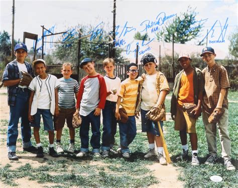 The Sandlot 16x20 Photo Cast Signed By 8 With Patrick Renna Grant