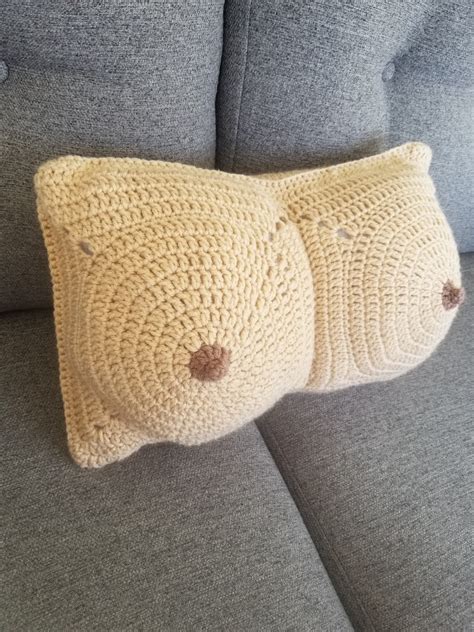 Crochet Boob Pillow Pattern Only Etsy