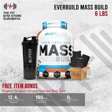 Jual Everbuild Mass Build Gainer 6 Lbs Lean Gain Di Lapak