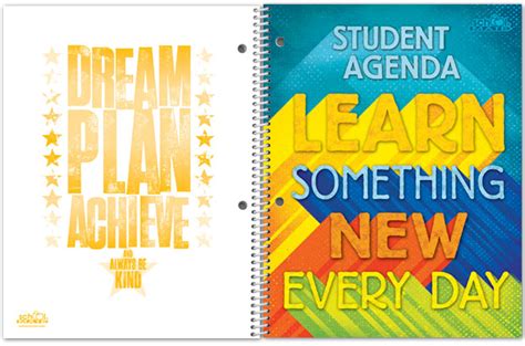 Undated Student Agenda Features And Pricing School Mate