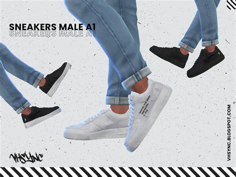 Install [VHSync] Sneakers Male A1 - The Sims 4 Mods - CurseForge