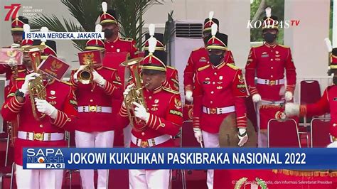 Presiden Joko Widodo Kukuhkan Paskibraka Yang Bertugas Pada Upacara 17