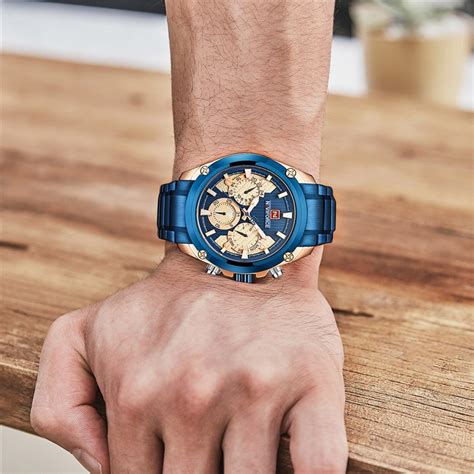 Naviforce Nf Montre Pour Homme Sport Mode Casual Tanche Quartz