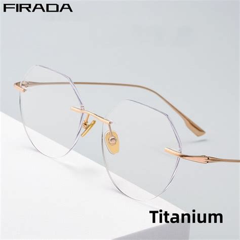 De R Duction Firada Lunettes Sans Monture En Titane Pour