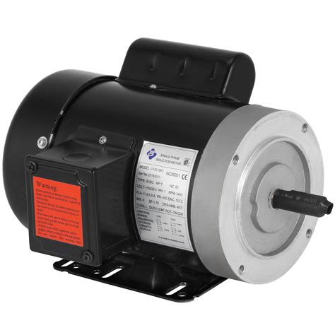 VEVOR 5 Hp Electric Motor 3 1 KW Rated Speed 3450 RPM Single Phase