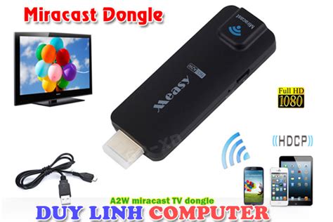 Hdmi Không Dây Dongle Measy A2w Xuất Tín Hiệu Điện Thoại Máy Tính
