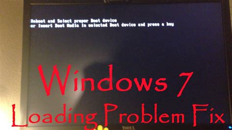 Windows Loading Boot Driver Error Fix Reboot And Select Proper Boot