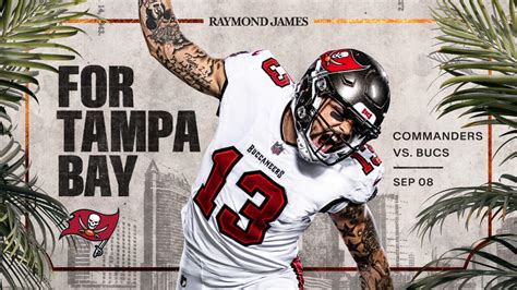 tampa bay buccaneers announce  tampa bay game  commanders week