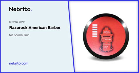 Shaving Soap Razorock American Barber For Normal Skin Ml Nebrito