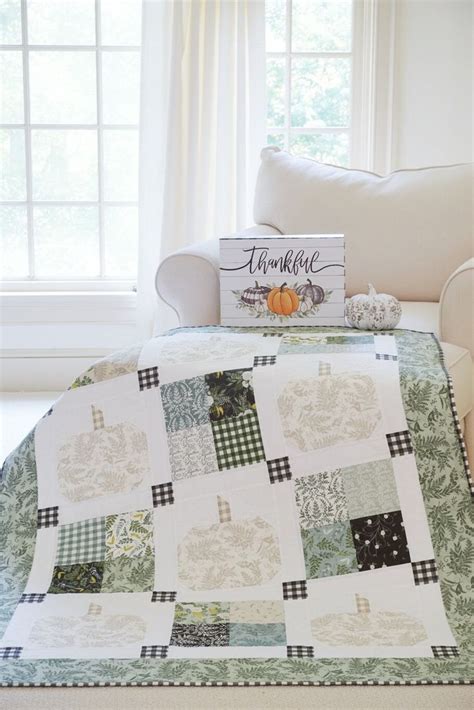 Pumpkin Quilt Pattern Pdf Easy Quilt Patterns Fall Quilt Pattern With Pumpkins White Pumpkin