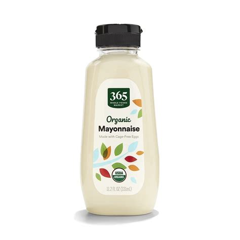 365 By Whole Foods Market Organic Mayonnaise 11 2 Fl Oz Mayonnaise