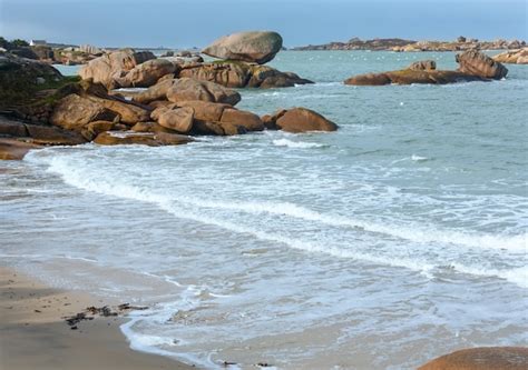 Premium Photo Tregastel Coast Spring View Between Perros Guirec And