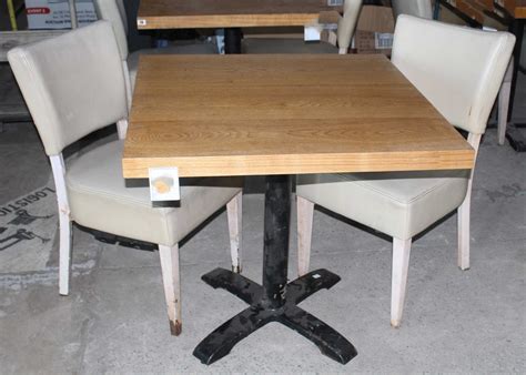 Wooden Dining Table And Dining Chair 1 Lot Wooden Dining Table And