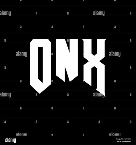 Onx Letter Logo Design For Technology Company Onx Logo Design Black