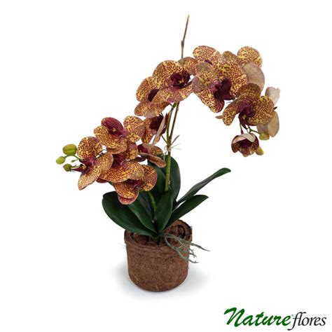 Orqu Dea Borboleta Galho Flor Artificial Fl Cm Nature Flores