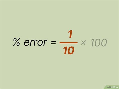 C Mo Calcular El Porcentaje De Error Pasos