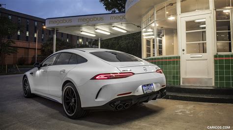 2019 Mercedes Amg Gt 53 4 Door Coupe Rear Three Quarter Caricos