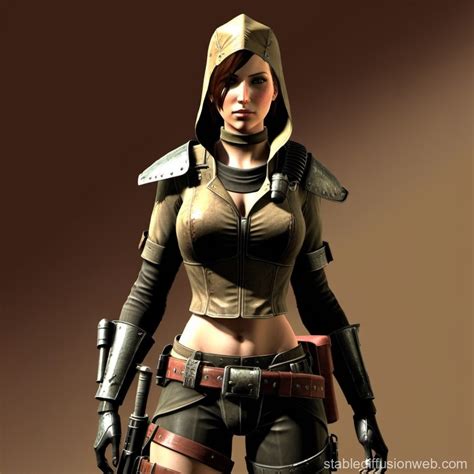 Fallout New Vegas Female Ncr Ranger Armor Stable Diffusion Online