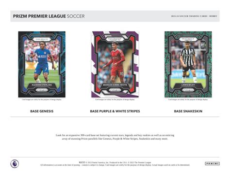 Panini Prizm English Premier League Soccer Cards