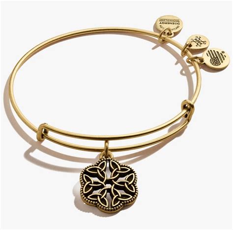 Alex And Ani Endless Knot Gift For Her In Rafaelian Gold Etsy