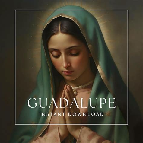 Our Lady Virgen De Guadalupe High Quality For Large Scale Prints Christian Catholic Fine Art