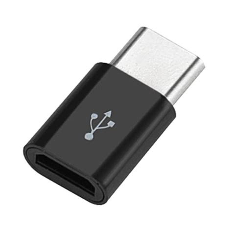 USB Micro Female Naar USB C Male Verloop Adapter DomoticX