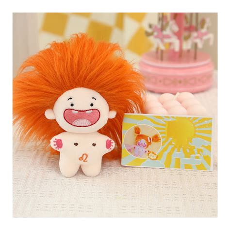 Cm Naked Doll Toy Colorful Fluffy Hair Deciduous Teeth Constellation Plushies Pretend