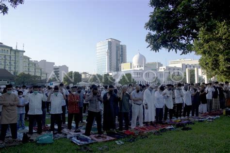 Masjid Al Azhar Gelar Shalat Idul Adha Antara Foto