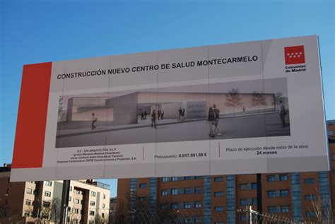 La Parcela Del Centro De Salud Ya Tiene Cartel Informativo Zitus Madrid