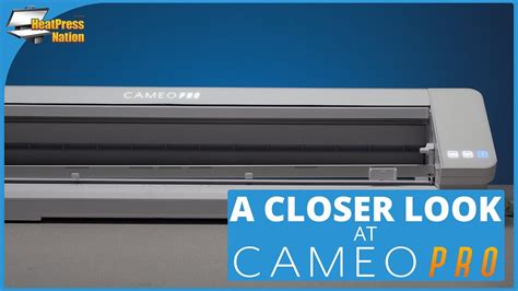 An Even Closer Look At Silhouette S Cameo Pro Professional Craft Cutter Youtube