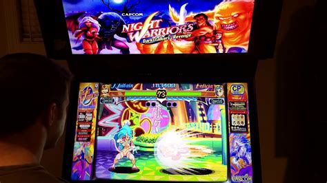 Night Warriors Darkstalker S Revenge Arcade Cabinet Mame Playthrough W Hypermarquee Youtube