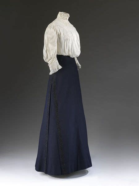 Coat And Skirt Ensemble Redfern C 1908 Victoria And Albert Museum Edwardian Clothing