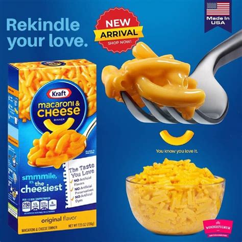 Kraft Macaroni And Cheese Original Flavour 206g Wonderfulmom Lk