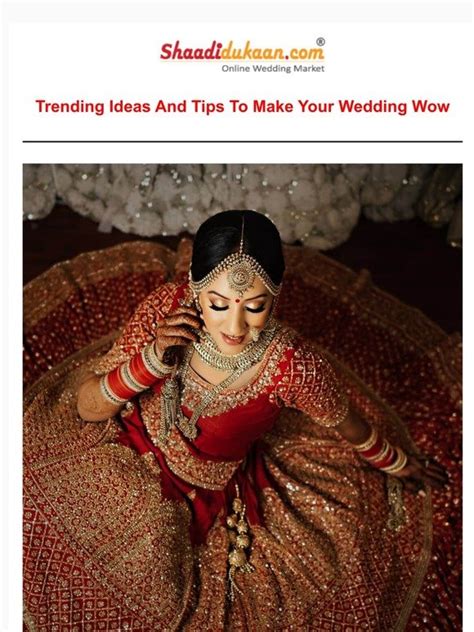 Shaadidukaan Seductive Bridal Lehengas For Your Bridal Photography