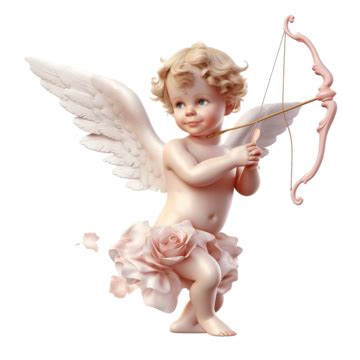 Cupid In Valentine Day Cupid Angel With Bow And Arrow Arrow Of Love