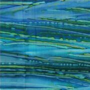 Timeless Treasures Blue Purple Green Batik Fabric Black Spot Modes U