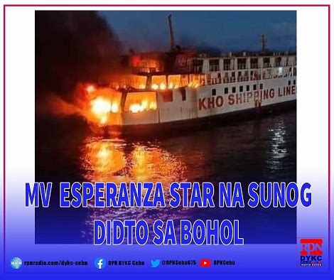 Cebu Philippine Coast Guard Padayong Nag Inbestigar Sa Pagkasunog Sa