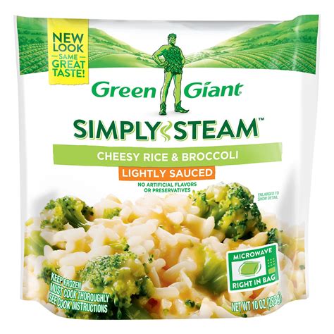 Green Giant Simply Steam Lightly Sauced Cheesy Rice Broccoli Shop