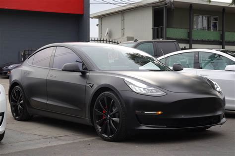 Xpel Stealth Tesla Model 3 All Colors In Matte Paint Protection Film Ocdetailing