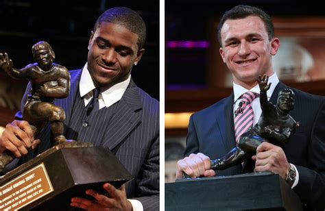 How Texas Aandms Johnny Manziel Helped Uscs Reggie Bush Get His Heisman