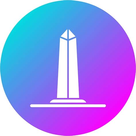 El Icono Vectorial Del Obelisco De Buenos Aires Se Puede Usar Para El