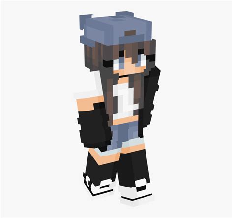 Cute Neko Minecraft Skin, HD Png Download , Transparent Png Image - PNGitem